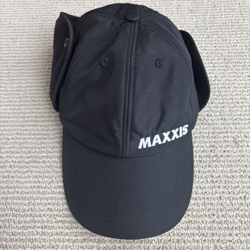 Maxxis earflap fleece lined baseball hat cap adjustable
